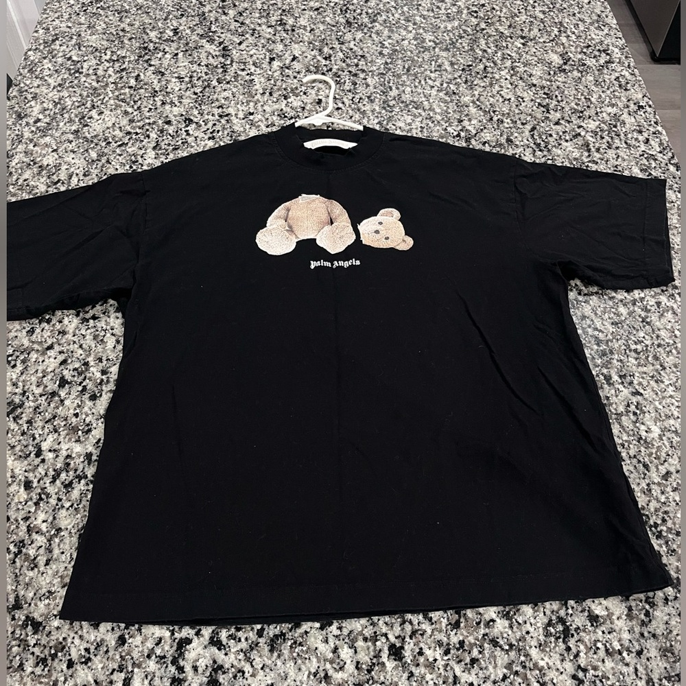 Black Palm Angels Bear T shirt Black XXL